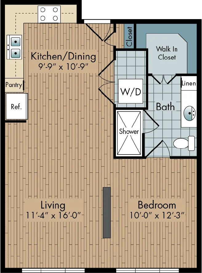 2111 Austin Houston Apartments FloorPlan 13