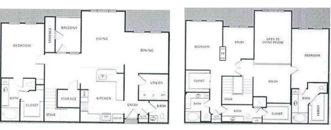 4001 Midtown Houston Apartments FloorPlan 15