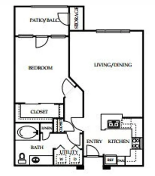4001 Midtown Houston Apartments FloorPlan 4