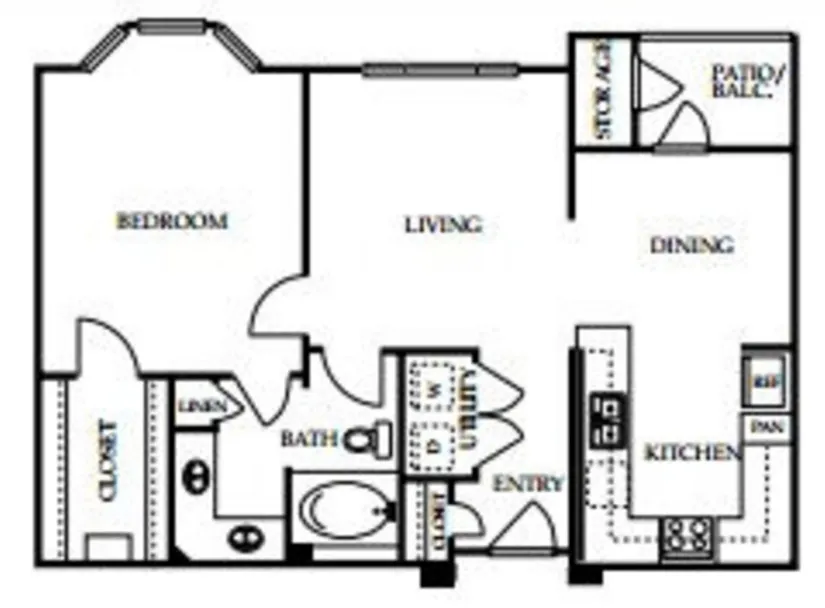 4001 Midtown Houston Apartments FloorPlan 6
