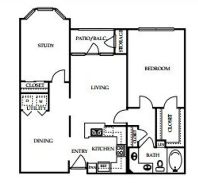 4001 Midtown Houston Apartments FloorPlan 9