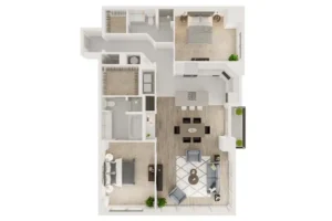 7 Riverway Houston Apartments FloorPlan 10