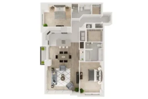 7 Riverway Houston Apartments FloorPlan 12