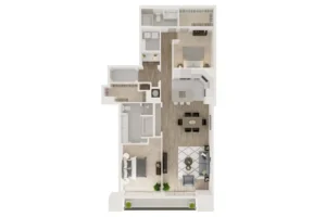 7 Riverway Houston Apartments FloorPlan 13