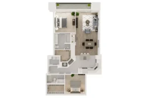 7 Riverway Houston Apartments FloorPlan 17