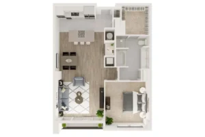 7 Riverway Houston Apartments FloorPlan 2