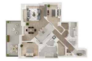 7 Riverway Houston Apartments FloorPlan 20