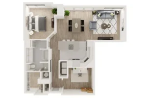 7 Riverway Houston Apartments FloorPlan 5