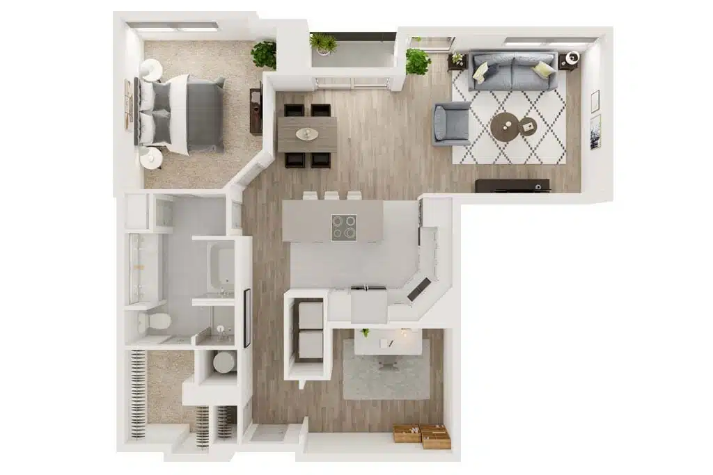 7 Riverway Houston Apartments FloorPlan 6
