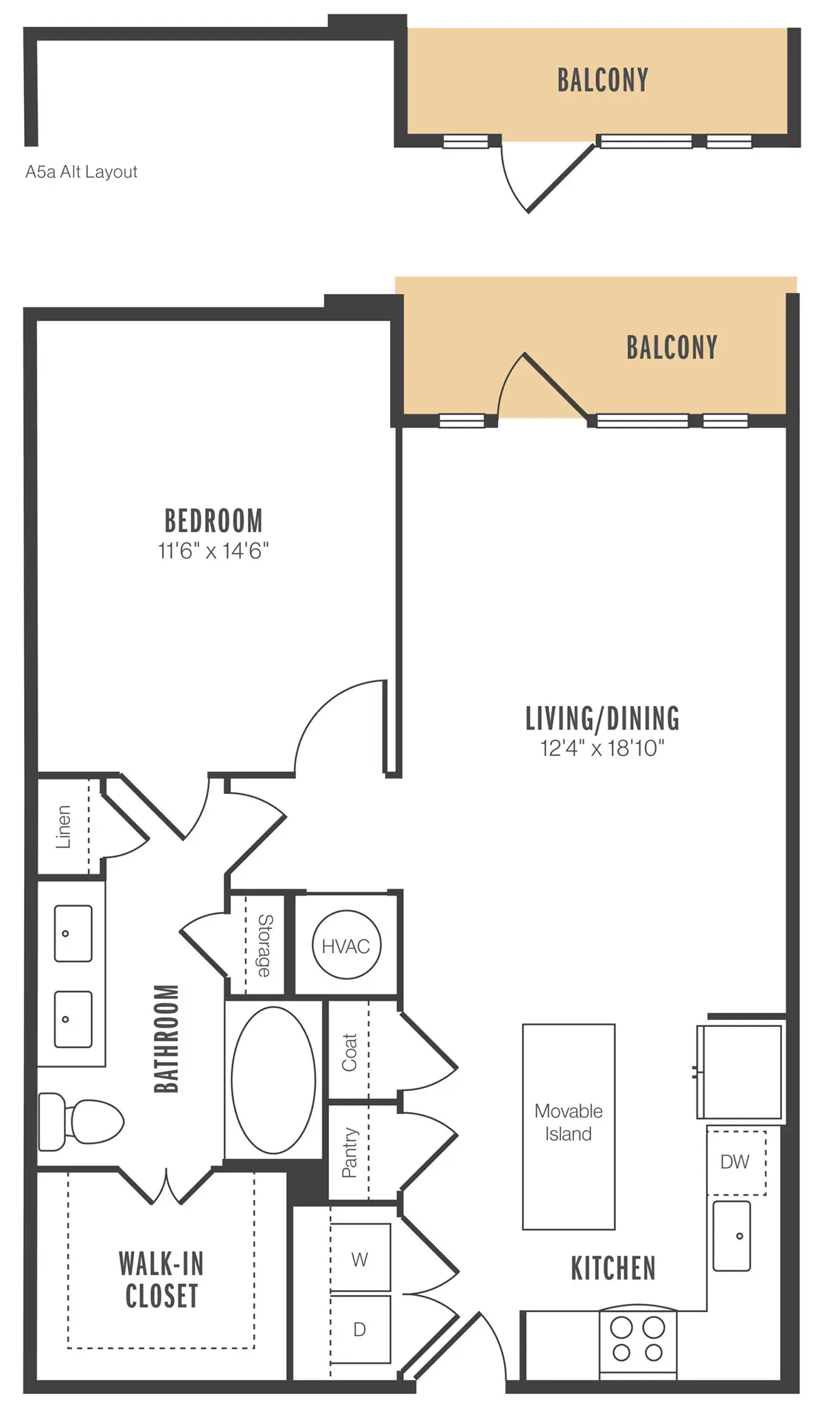 Alexan 5151 Houston Apartment Floorplan 10