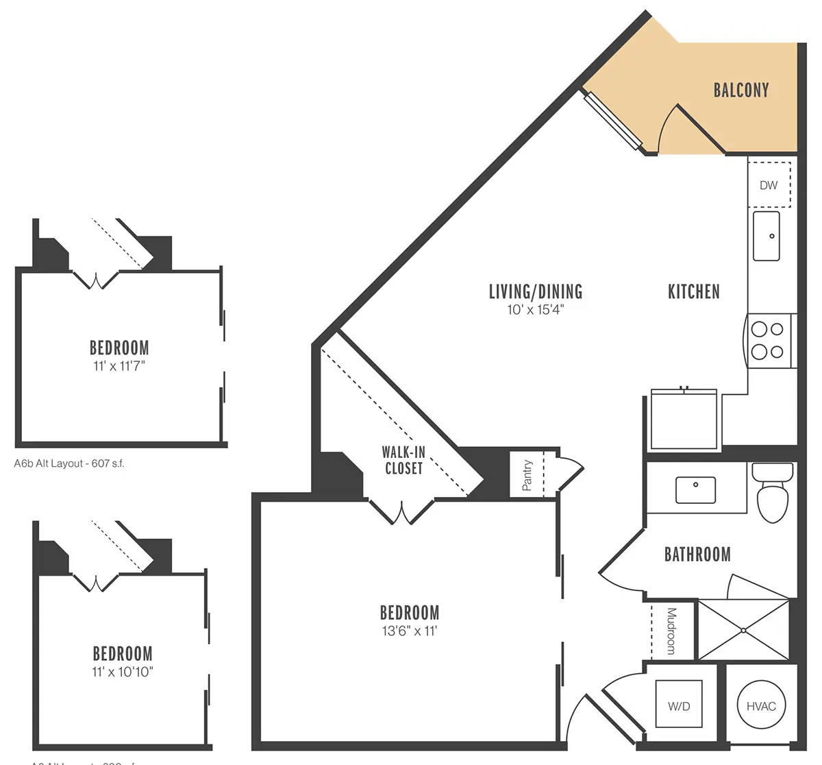 Alexan 5151 Houston Apartment Floorplan 12
