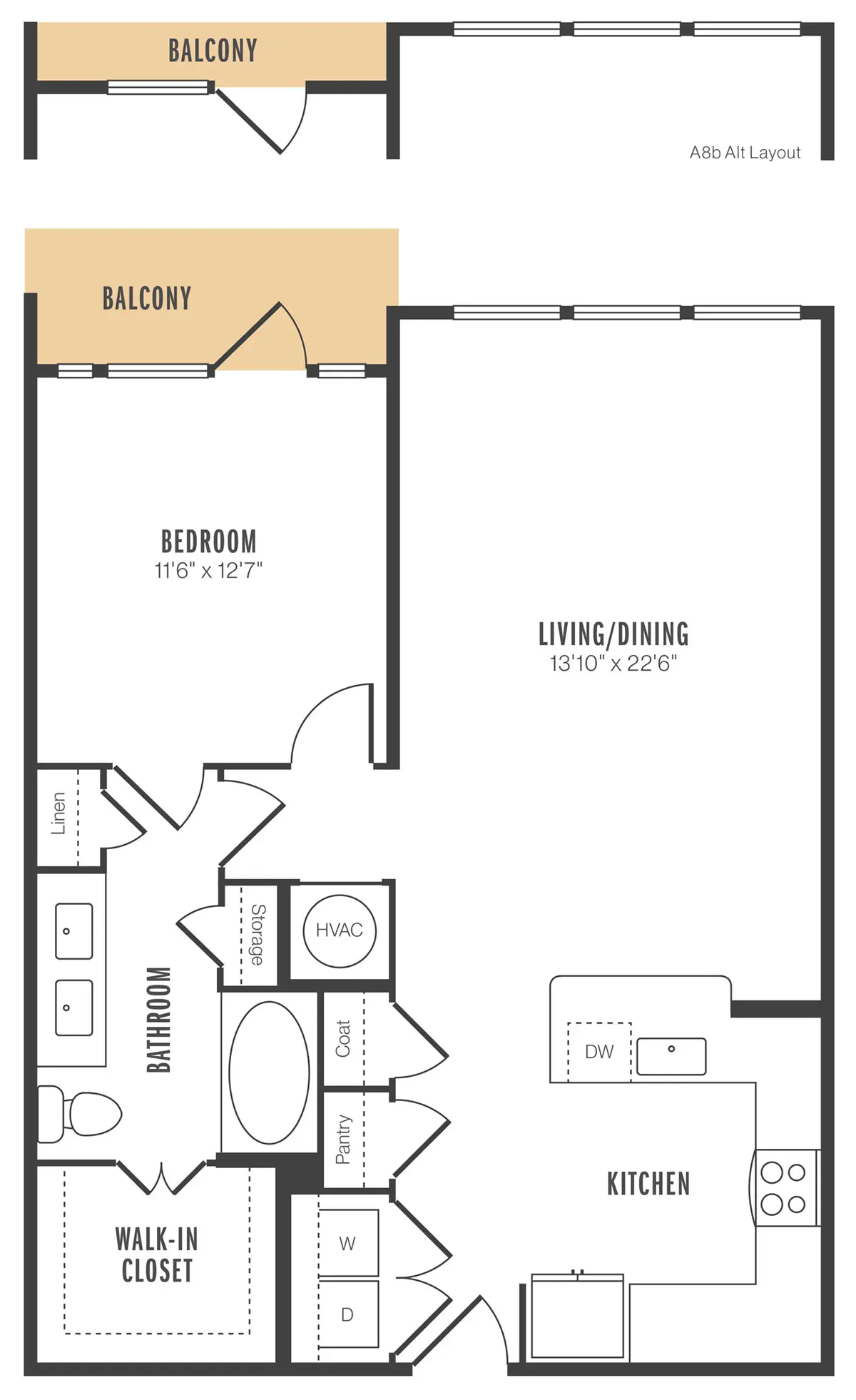 Alexan 5151 Houston Apartment Floorplan 18