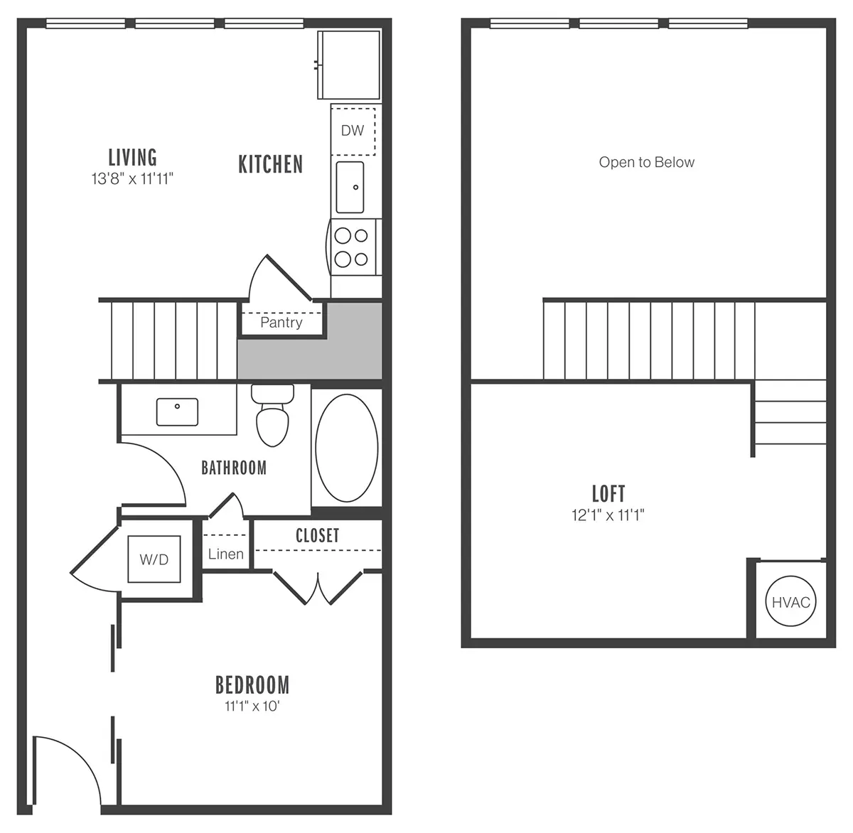 Alexan 5151 Houston Apartment Floorplan 2