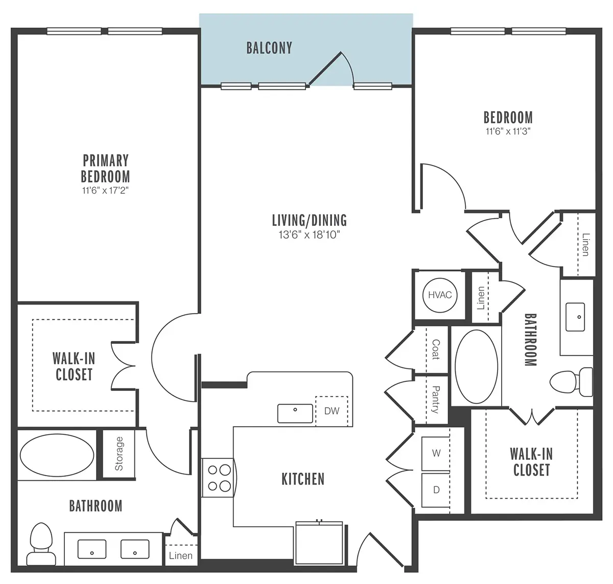 Alexan 5151 Houston Apartment Floorplan 27