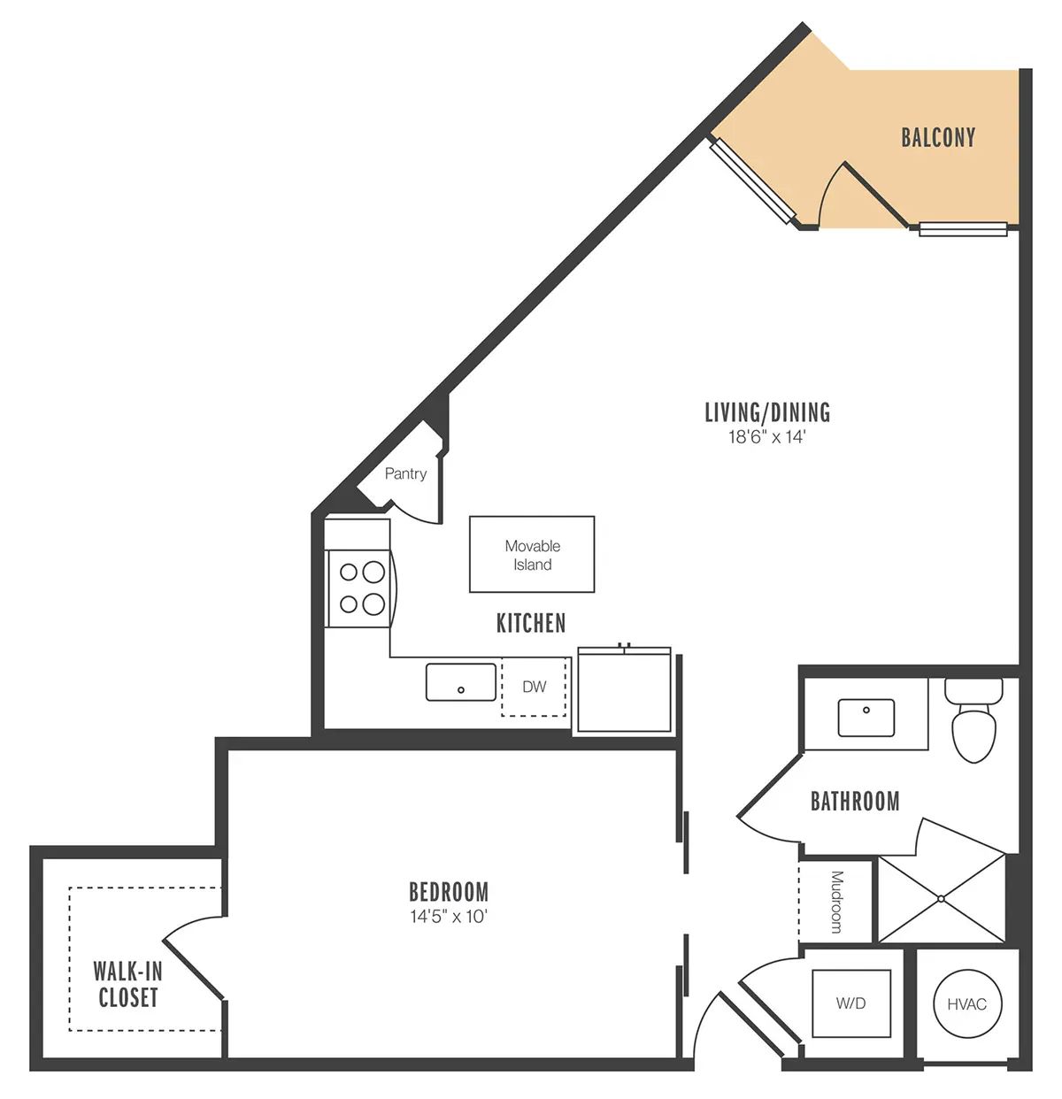 Alexan 5151 Houston Apartment Floorplan 3