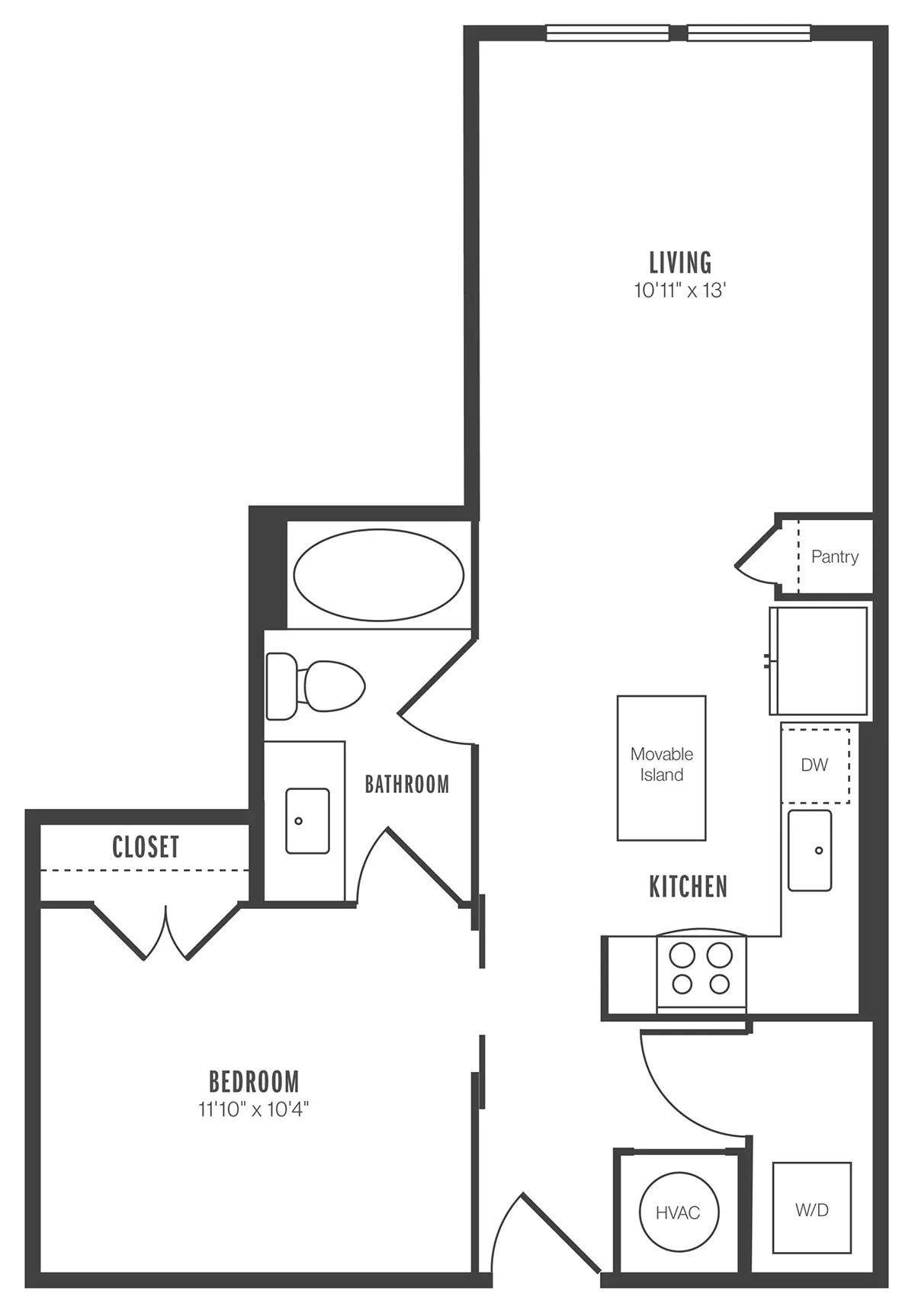 Alexan 5151 Houston Apartment Floorplan 8
