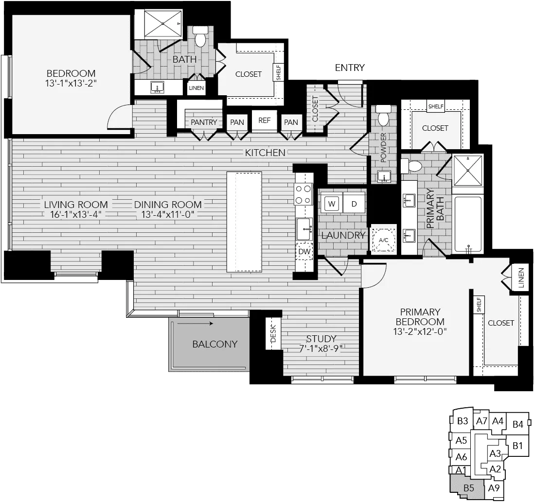 Aris Market Square Houston Apartment Floorplan 10