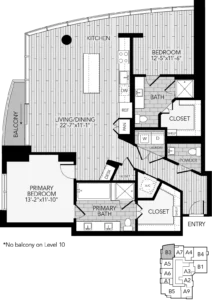 Aris Market Square Houston Apartment Floorplan 11
