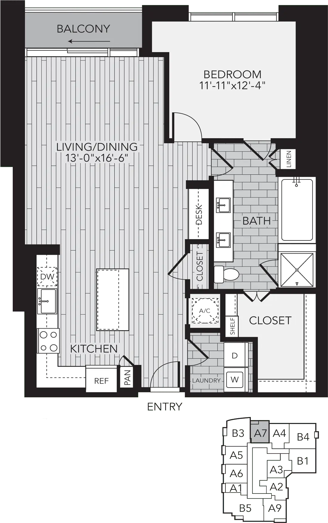 Aris Market Square Houston Apartment Floorplan 4
