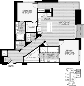 Aris Market Square Houston Apartment Floorplan 8
