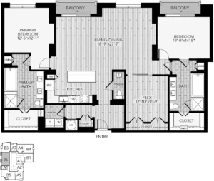 Aris Market Square Houston Apartment Floorplan 9