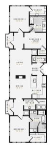 Boone Manor Houston Apartment Floorplan 19
