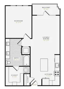 Boone Manor Houston Apartment Floorplan 2