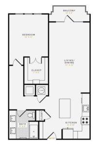 Boone Manor Houston Apartment Floorplan 3
