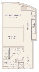 Brava Houston Apartment FloorPlan 1