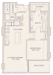 Brava Houston Apartment FloorPlan 5
