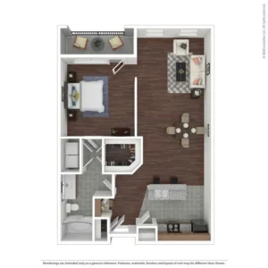 Briar Forest Lofts Houston Apartments FloorPlan 7