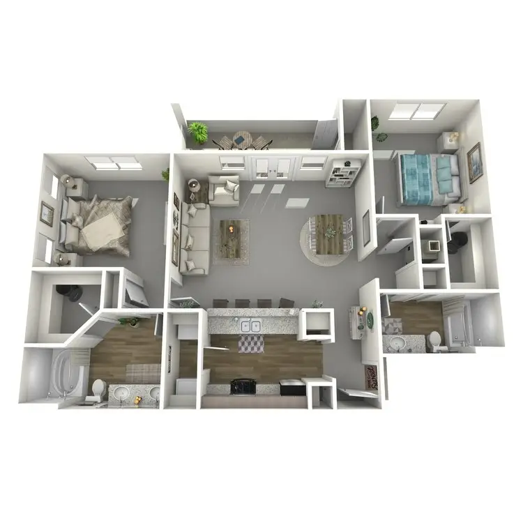 Cityscape Apartments Houston FloorPlan 8