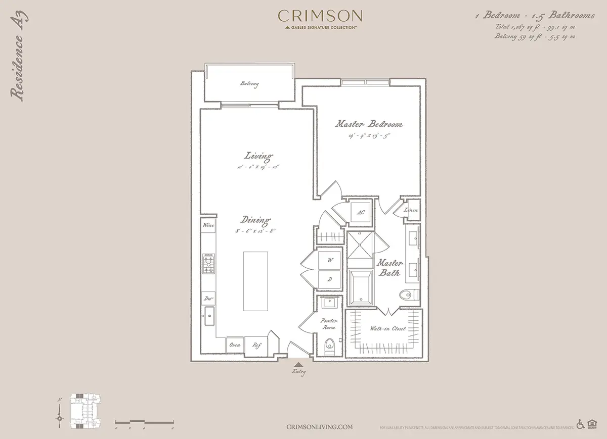 Crimson Houston Apartments FloorPlan 10
