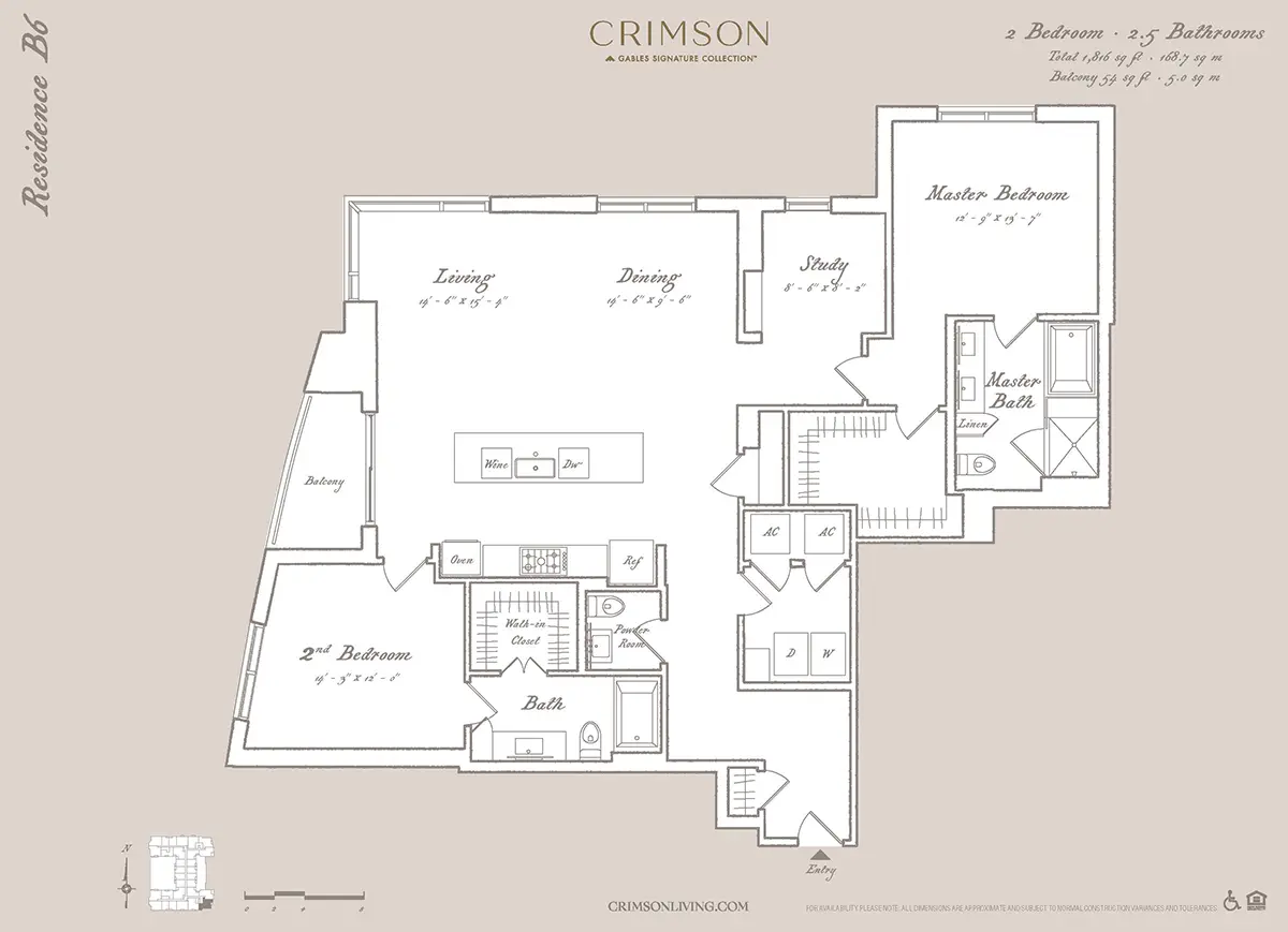 Crimson Houston Apartments FloorPlan 15