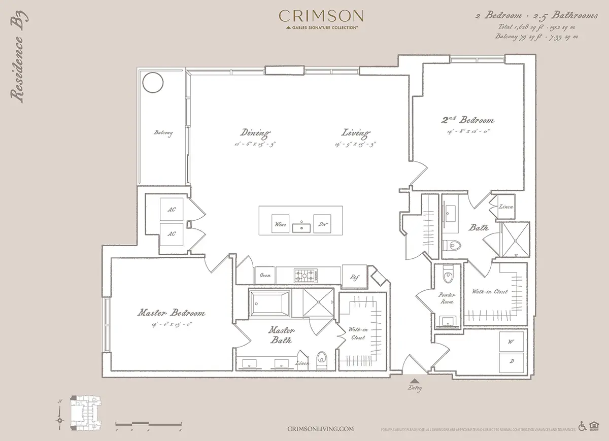Crimson Houston Apartments FloorPlan 17