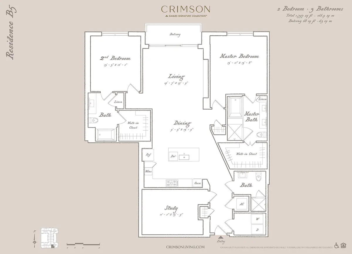 Crimson Houston Apartments FloorPlan 19