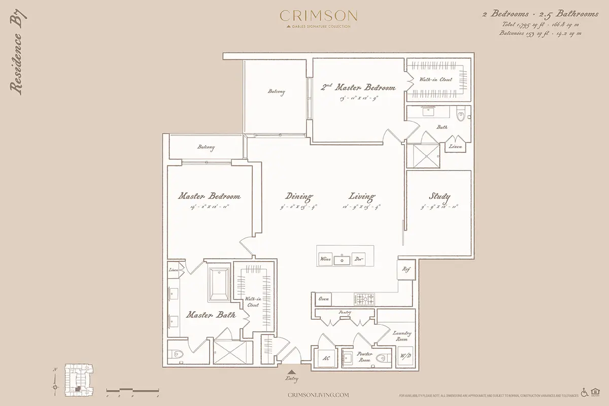 Crimson Houston Apartments FloorPlan 22