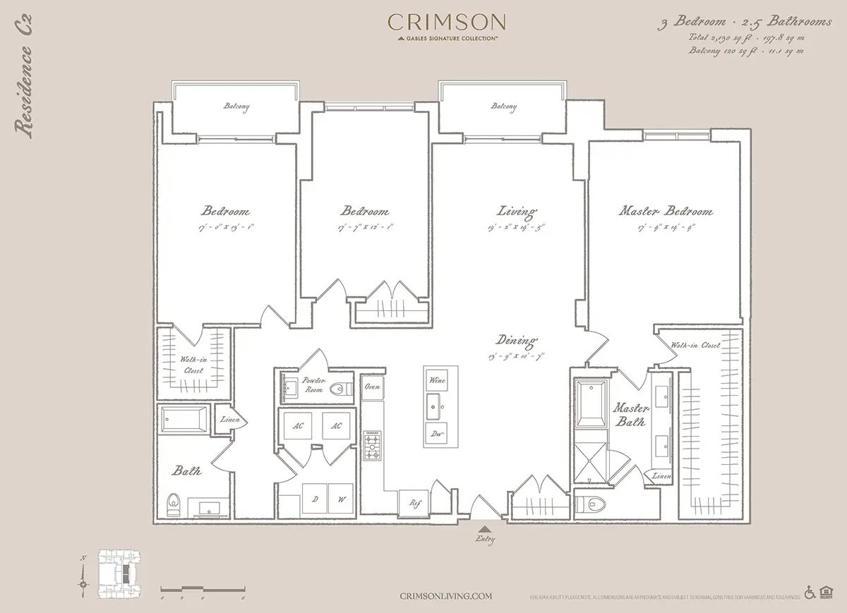 Crimson Houston Apartments FloorPlan 30