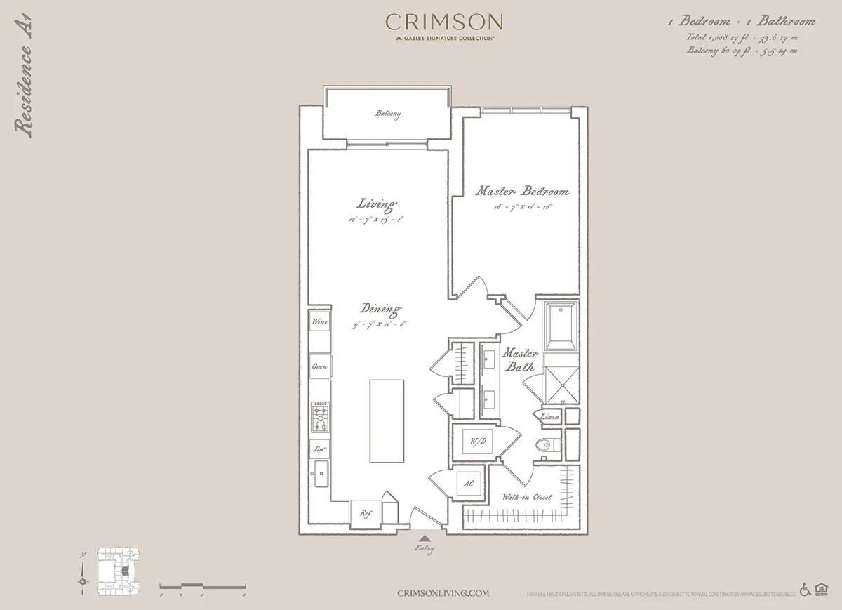Crimson Houston Apartments FloorPlan 8