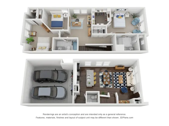 East Heights Houston apartments floor plan 6