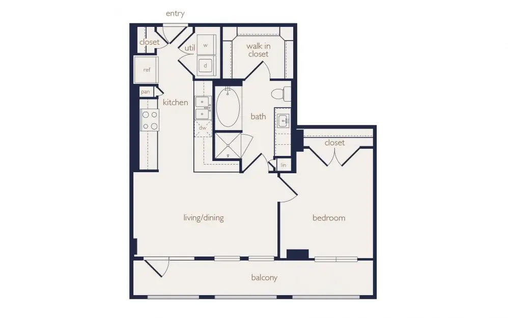 Eighteen25 Houston Apartments FloorPlan 16