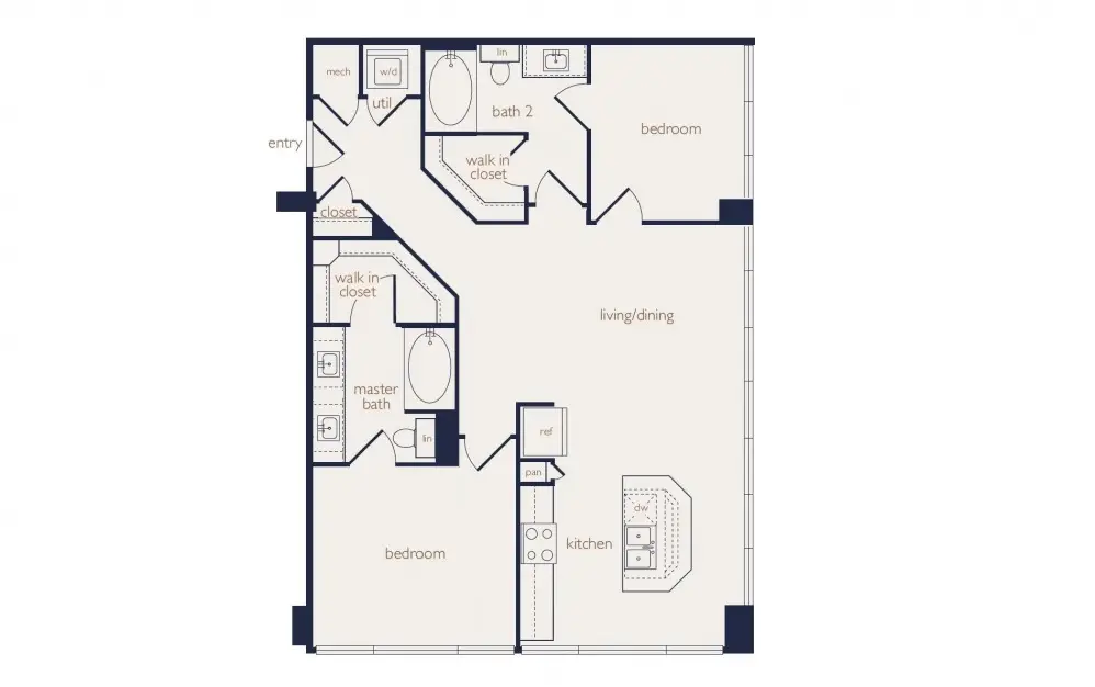 Eighteen25 Houston Apartments FloorPlan 24