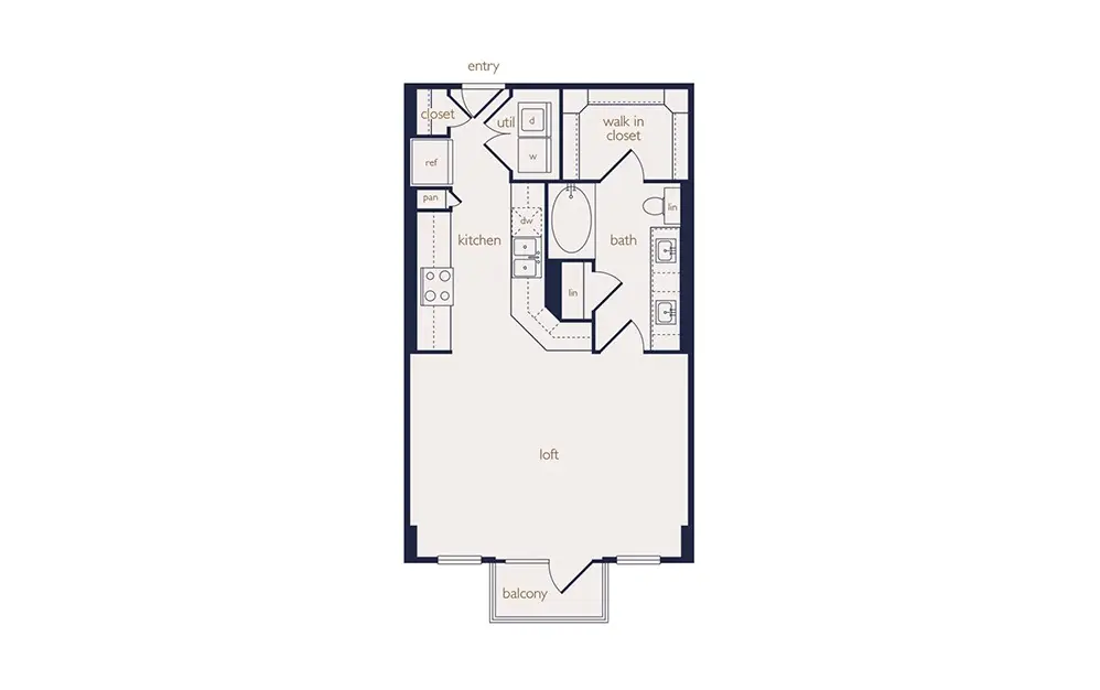 Eighteen25 Houston Apartments FloorPlan 6
