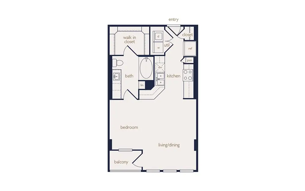Eighteen25 Houston Apartments FloorPlan 7