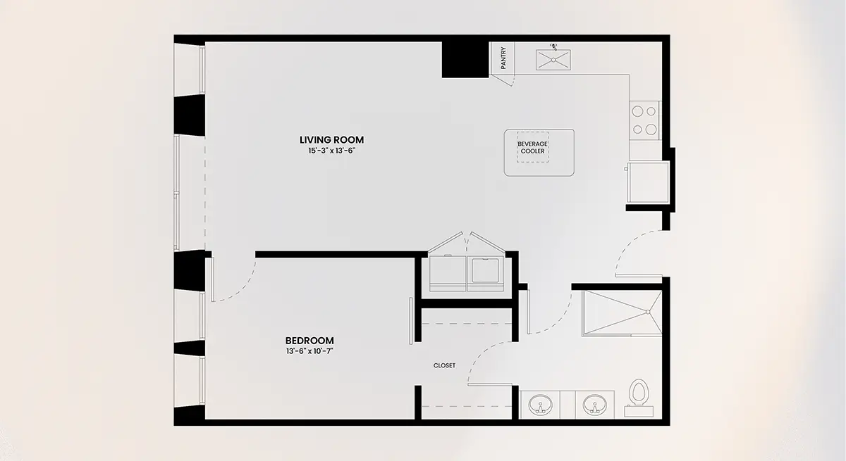 Elev8 Houston Apartments FloorPlan 5