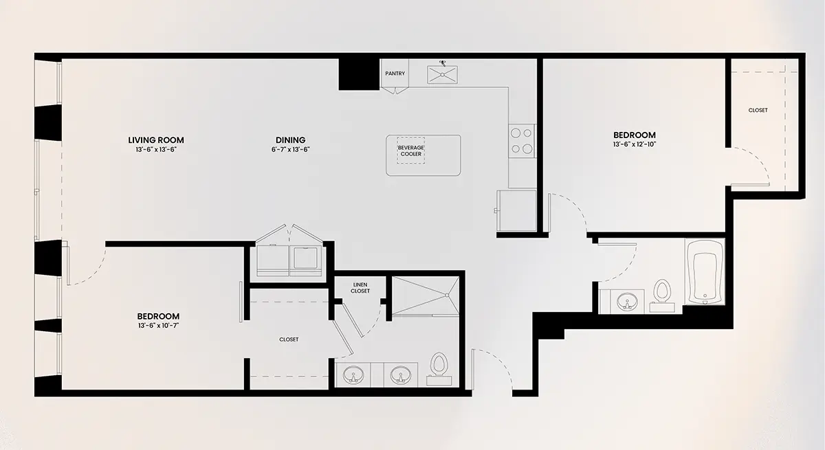 Elev8 Houston Apartments FloorPlan 7