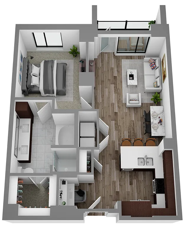 Hanover Post Oak Houston Apartments FloorPlan 8