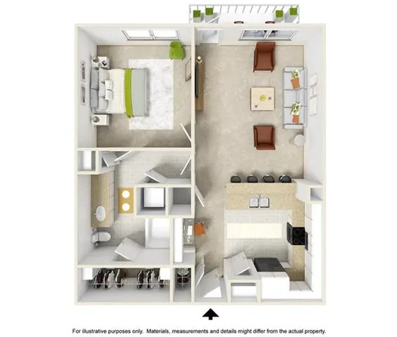 Highline Urban Lofts Houston Apartments FloorPlan 2