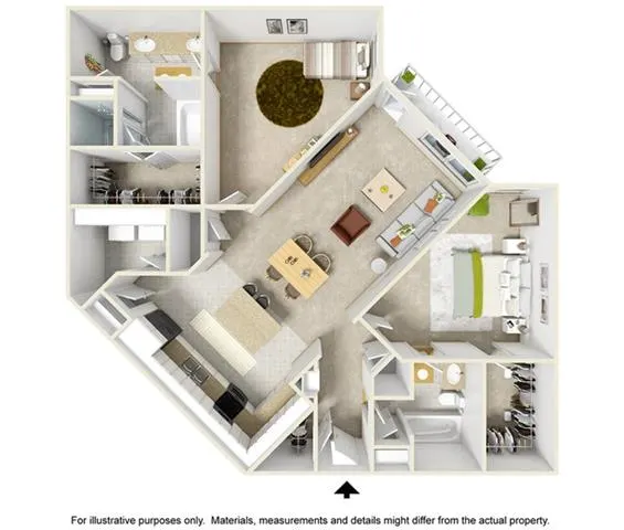 Highline Urban Lofts Houston Apartments FloorPlan 7