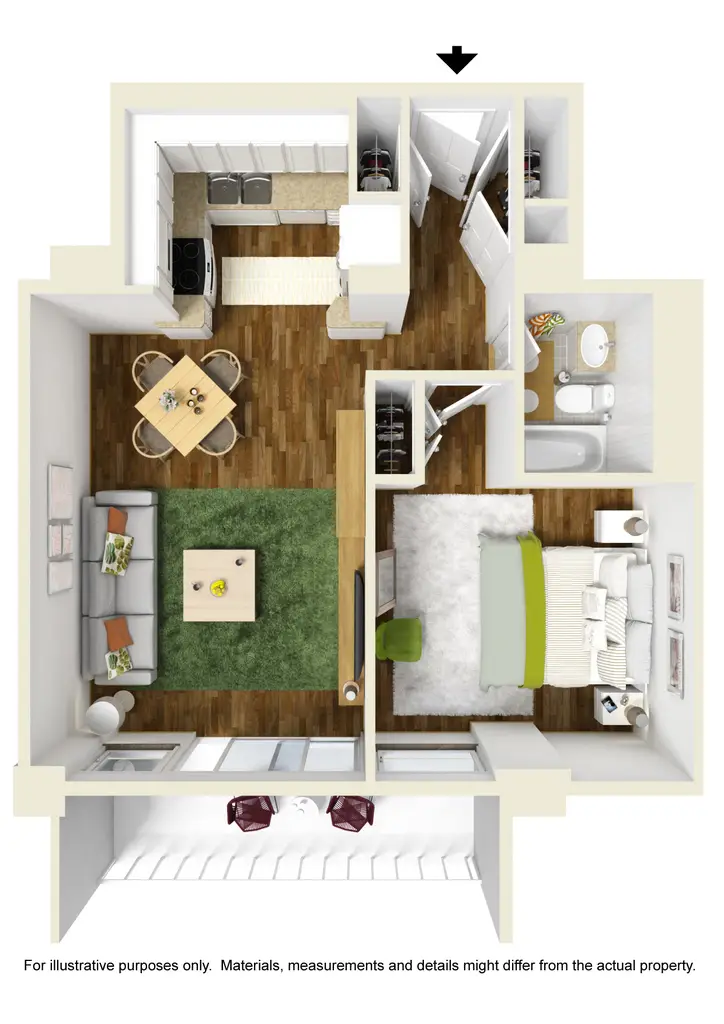 Houston House Apartments FloorPlan 3